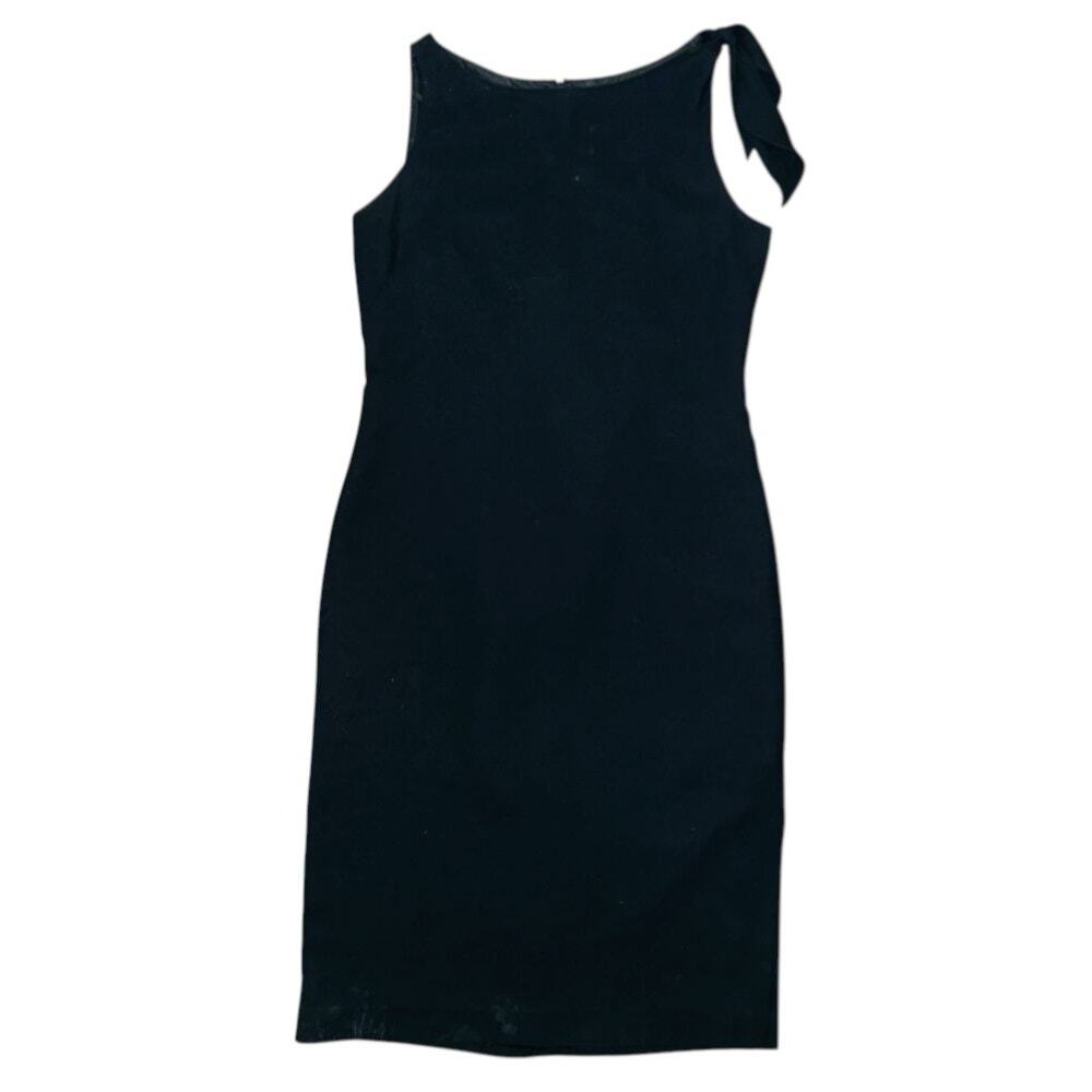 David Warren New York Lined Black Sheath Dress Women's Size 8